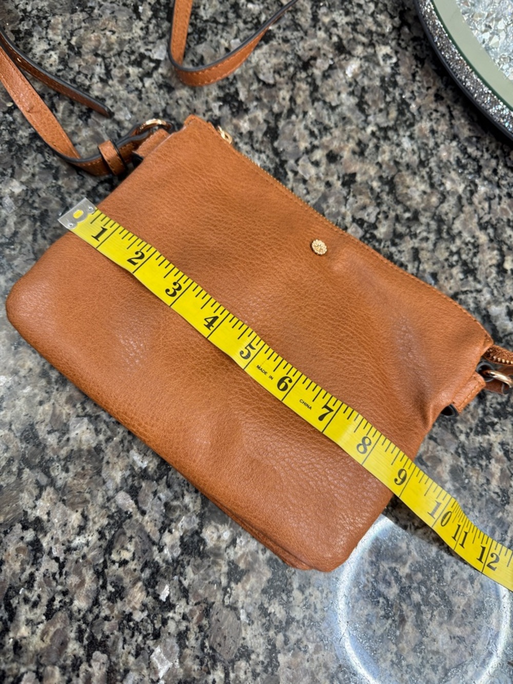 LC Lauren Conrad Brown Leather Crossbody - Picture 8 of 12